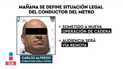En las próximas horas se define situación legal del conductor del Metro