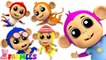 Five Little Monkeys + More Nursery Rhymes And Cartoon Videos | Farmees