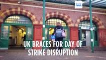 Cancelled trains and empty classrooms as UK braces for largest wave of strikes in over a decade