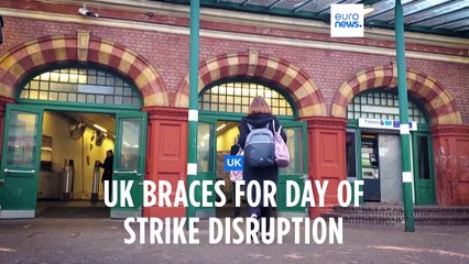 Cancelled trains and empty classrooms as UK braces for largest wave of strikes in over a decade