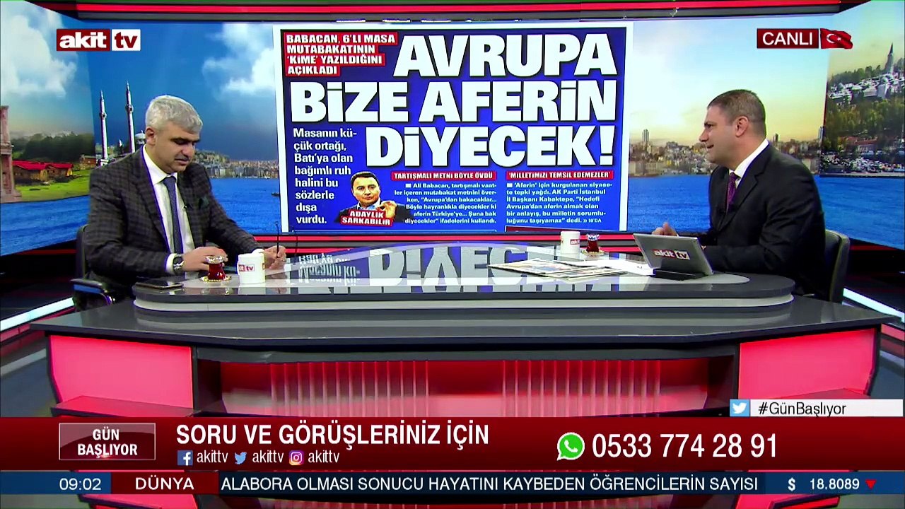 6'lı masanın ortak mutabakat metni