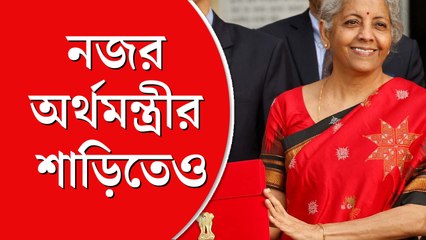 কোন শাড়িতে বাজেট পেশ নির্মলার