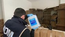 İzmir'de 1 ton sahte etil alkol ele geçirildi