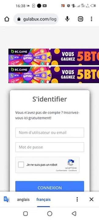 موقع gulabux لربح عملة الروبل او الدولار بطريقة مجانية حسب الاختيار