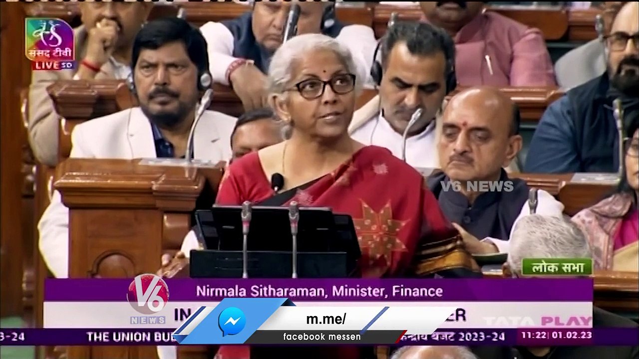 National Digital Library To Be Set Up For Youth _ Nirmala Sitharaman _ Budget 2023 _ V6 News