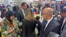 وزيرة الثقافة تتفقد معرض القاهرة الدولي للكتاب
