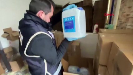 İzmir'de 1 ton sahte etil alkol ele geçirildi