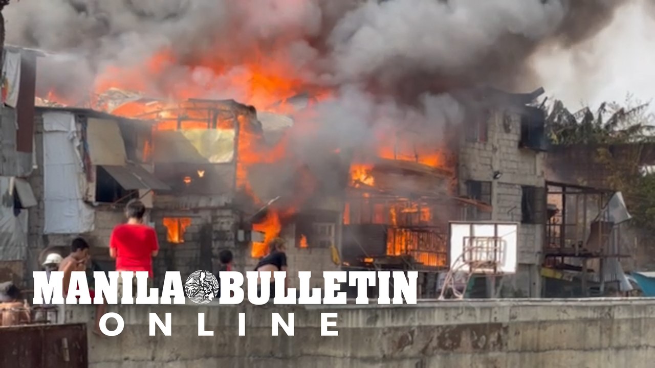 Fire in a residential area in Quezon City reached the third alarm destroying more than ten houses