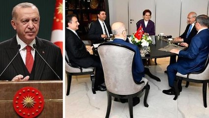 Son Dakika: 6'lı Masa'nın mutabakat metnine Cumhurbaşkanı Erdoğan'dan ilk yorum: Keşke bakmaz olaydım