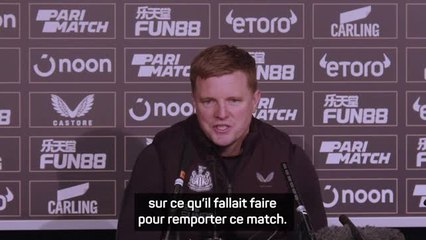 League Cup - Howe après la qualification en finale : "C'était juste l’endroit le plus incroyable pour jouer au football"