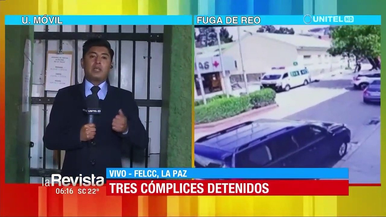 La salud del policía herido en la fuga del peligroso reo es estable y fue trasladado al Hospital Obrero