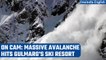 J&K: Massive avalanche hits Gulmarg ski resort; 2 casualties reported | Watch video | Oneindia News