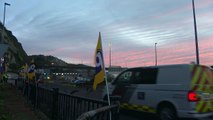Border Force officers join picket line at Port of Dover