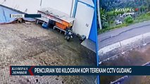 Pekerja Curi 2 Karung Kopi Terekam CCTV Gudang