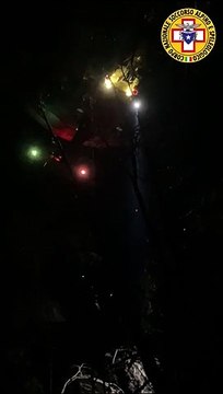 Cortenova valle dei Mulini, il salvataggio dell'escursionista precipitato