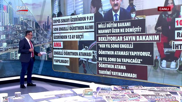 Engelli Öğretmenler Sayıdan Tedirgin: Kaç Bin Atama Yapılacak? – TGRT Haber