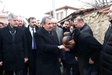 BBP GENEL BAŞKANI DESTİCİ'NİN VEFAT EDEN BABASININ CENAZESİ, EVİNE GETİRİLDİ