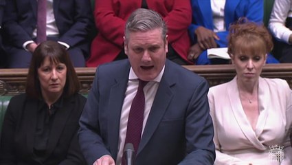 Descargar video: PMQs: Starmer suggests Sunak is ‘weak’ over handling of Raab bullying scandal