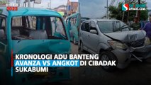 Kronologi Adu Banteng Avanza Vs Angkot di Cibadak Sukabumi
