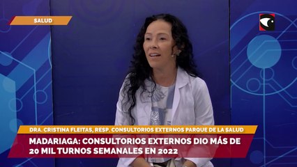 Madariaga: consultorios externos dio más de 20 mil turnos semanales en 2022