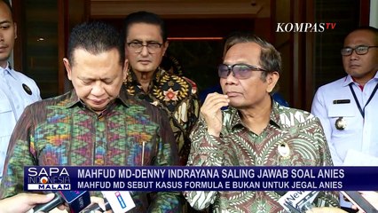 Mahfud MD Sebut  Tak Ada Upaya Jegal Anies Maju Pilpres, Karena Penyelidikan Formula E