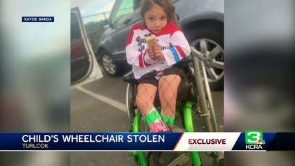 Praying for a 'Miracle': Turlock family says little girl's specialized wheelchair was stolen