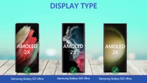 Samsung Galaxy S21 Ultra 5G vs Samsung Galaxy S22 Ultra 5G vs Samsung Galaxy S23 Ultra