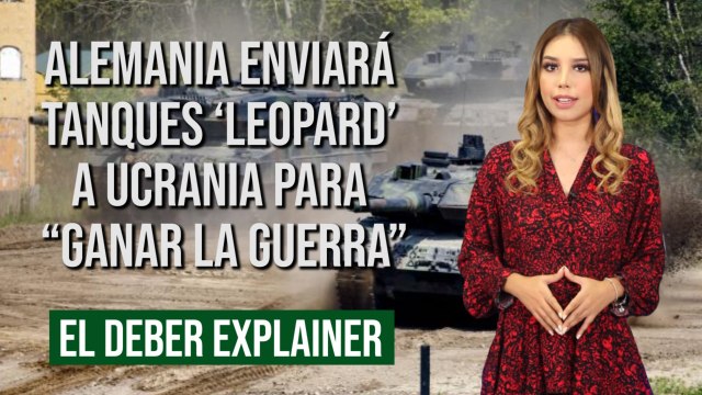 Alemania enviará tanques a Ucrania para “ganar la guerra”
