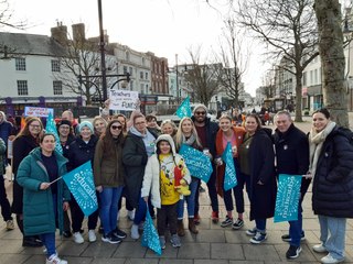 Worthing teachers on strike: Interviews from the town centre rally