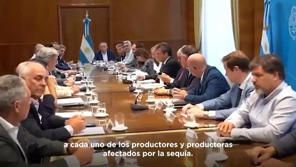 El gobierno anunció medidas de alivio para productores afectados por la sequía
