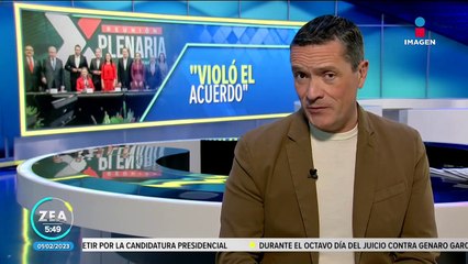 Osorio Chong desaíra a "Alito" Moreno en plenaria del PRI