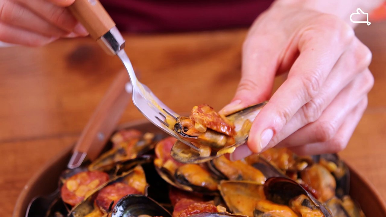 Épatez vos proches avec ces savoureuses moules au chorizo !