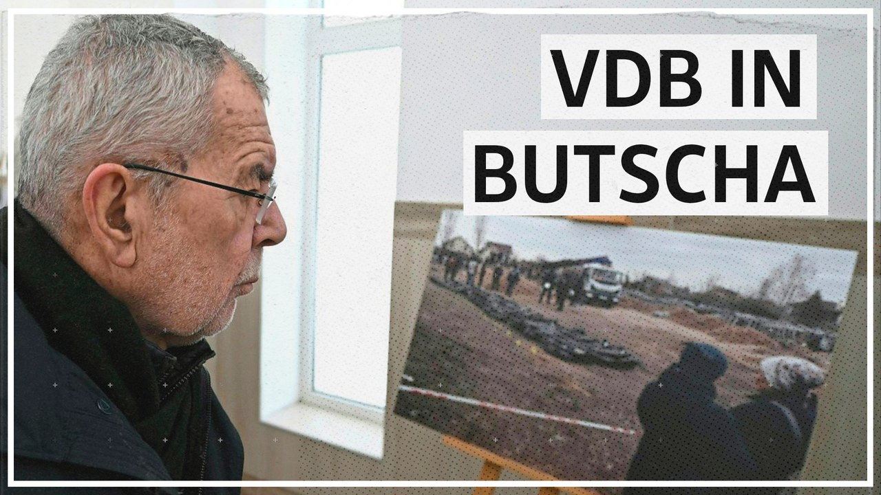 Van der Bellen in Butscha: Spuren der Gräuel und Zeichen der Hoffnung