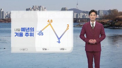 [날씨] 내일 예년의 겨울 추위...서울 아침 -6℃ / YTN