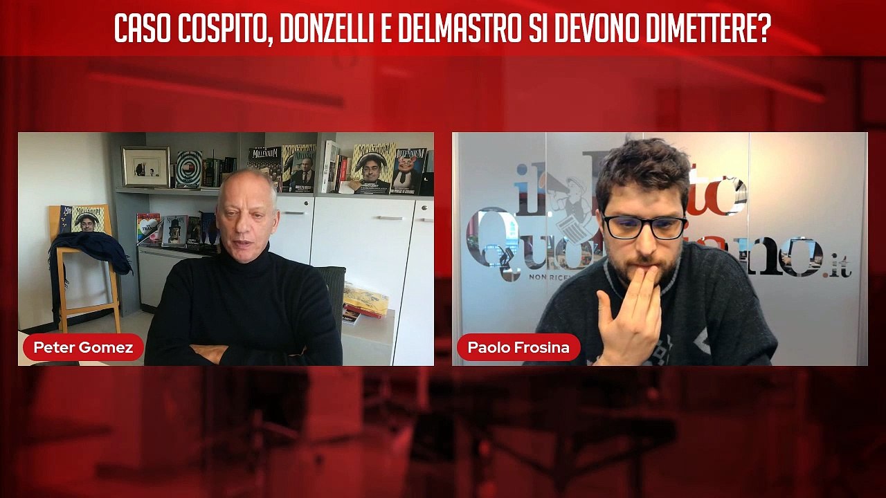 Caso Cospito, Donzelli e Delmastro si devono dimettere? Segui la diretta con Peter Gomez