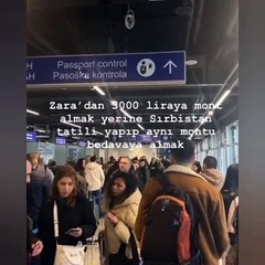 Mağazada 3 bin liraya satılan montu Sırbistan'a gidip daha ucuza aldı