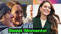 SWEET! Princess Catherine sweet response to a fan who nervously asked for a selfie in Leeds.