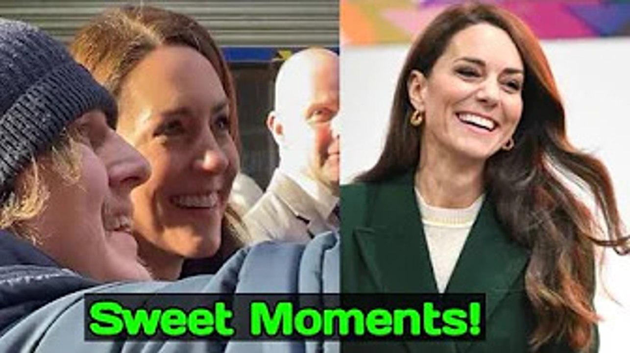 SWEET! Princess Catherine sweet response to a fan who nervously asked for a selfie in Leeds.