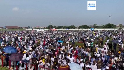 Mensaje de paz y perdón del papa Francisco en la RD del Congo en una multitudidaria misa en Kinsasa