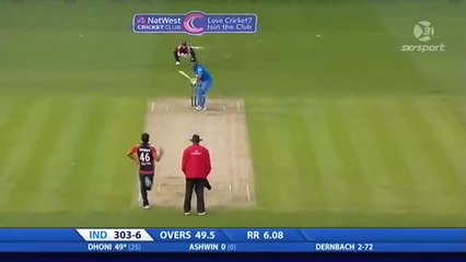 MS Dhoni 50_ off 26 _ ENG vs IND 2011 _ 5th ODI Cardiff