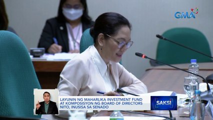 Layunin ng Maharlika Investment Fund at komposisyon ng Board of Directors nito, inusisa sa Senado | Saksi