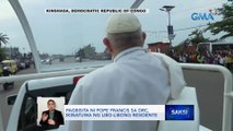Pagbisita ni Pope Francis sa Congo, ikinatuwa ng libo-libong residente | Saksi