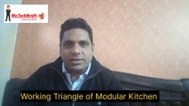Working Triangle of Modular Kitchen | Kitchen Working Triangle