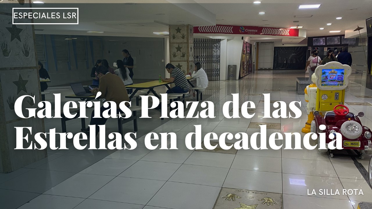 Galerías Plaza de las  Estrellas en decadencia