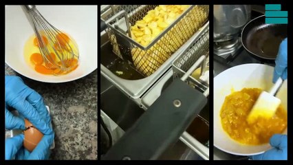 La famosa tortilla de patatas de Betanzos en tres fáciles pasos