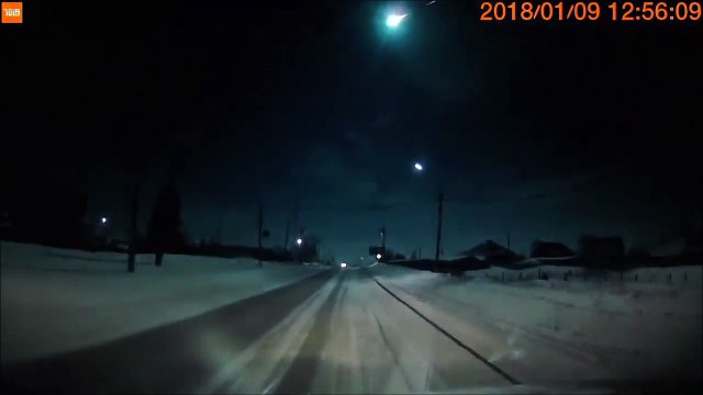 Une énorme météorite illumine le ciel de la Sibérie