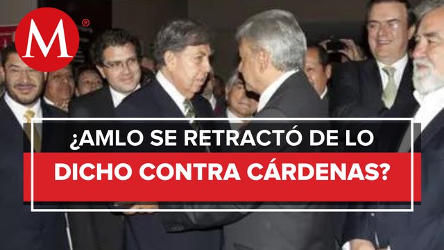 AMLO celebra que Cuauhtémoc Cárdenas se deslindara de Encuentro por México