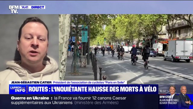 Pour Jean-Sébastien Catier ( Paris en selle ), les poids-lourds sont le danger principal pour les cyclistes en agglomération