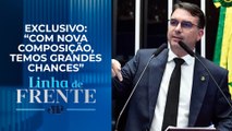Flávio Bolsonaro sobre eleições do Senado: “Acredito que Marinho tenha 43 votos” | LINHA DE FRENTE