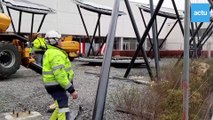 Des panneaux solaires installés au centre aquatique Les Atlantides au Mans